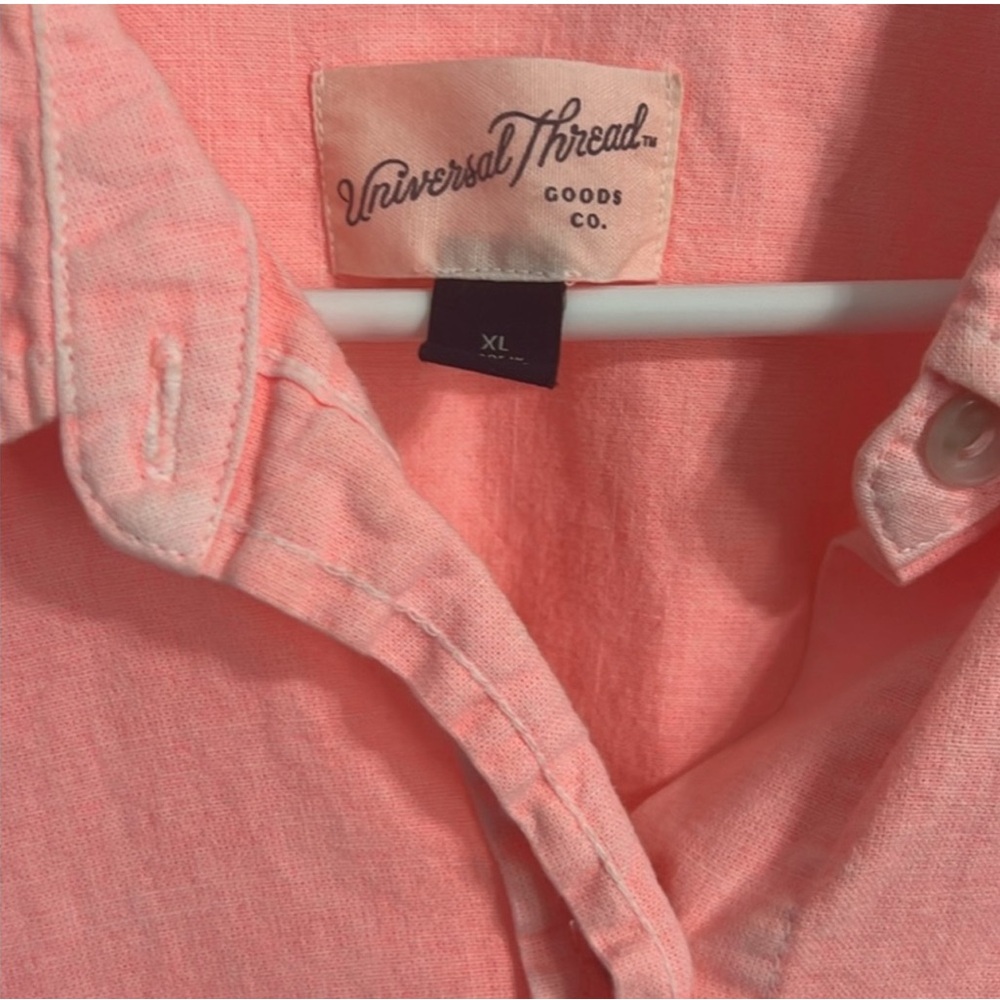 Universal Thread Coral Button-Up Shirt